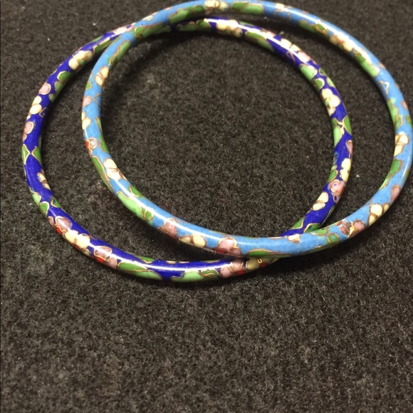 7 Vintage cloisonné bracelets - Picture 4 of 5